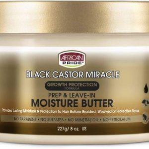 African Pride: Black Castor Miracle: Prep & Leave-In Moisture Butter