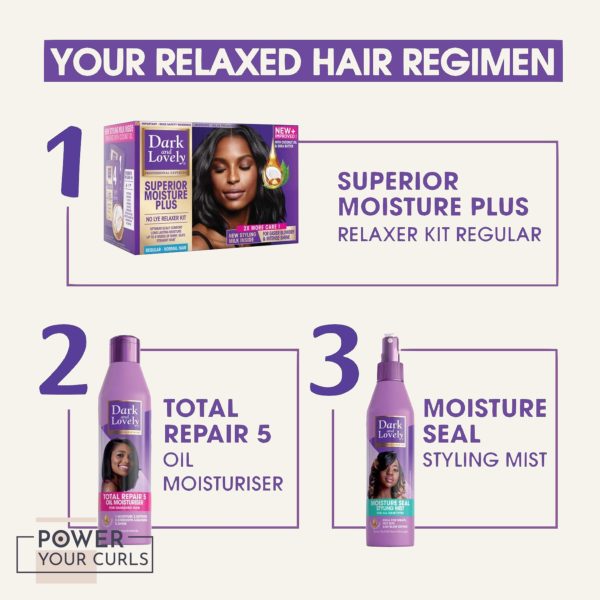 Superior Moisture Plus No Lye Relaxer Kit (Regular - Normal Hair) - Image 3