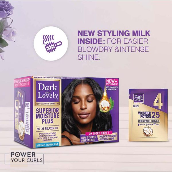 Superior Moisture Plus No Lye Relaxer Kit (Regular - Normal Hair) - Image 2