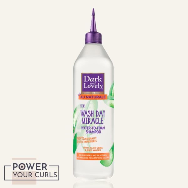 Dark and Lovely Au Naturale Wash Day Miracle Water-To-Foam-Shampoo