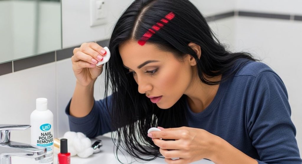 How To Get Nail Polish Out Of Hair (Easy Guide) 1 Nail Polish On Hair