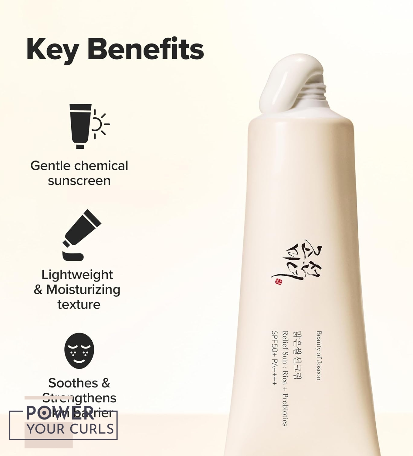 Beauty of Joseon Relief SUN: Rice + Probiotics Sunscreen 3 Beauty of Joseon Relief SUN: Rice + Probiotics Sunscreen - Image 3