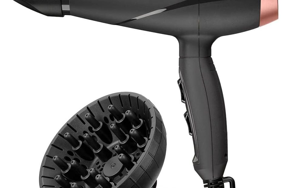 BaByliss Power Pro 2100 hair dryer with diffuser for curly hair
